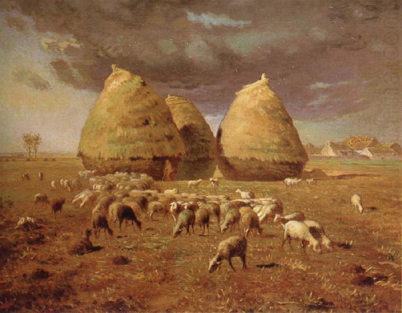 Jean Francois Millet Spring,haymow china oil painting image